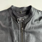 Belstaff (42 / 52IT) Nappa Lamb Leather Raceway Motorcycle Black Jacket