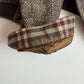 VNTG Burberry (46R) Tweed Wool Raglan Sleeve Brown Jacket