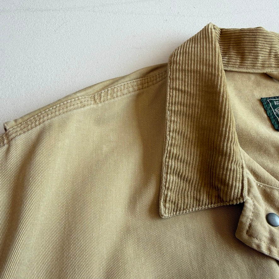 VNTG Ralph Lauren Polo Country (L) Desert Tan Cotton Twill Trucker Jacket