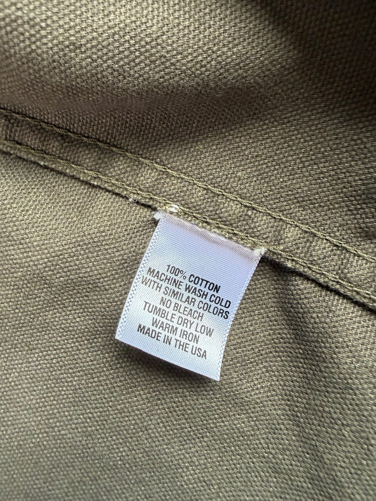 Epaulet New York (XL) Olive Green Canvas Military Field Jacket