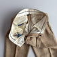 Polo Ralph Lauren (34x30) Golden Wheat Silk/Linen Herringbone Pants