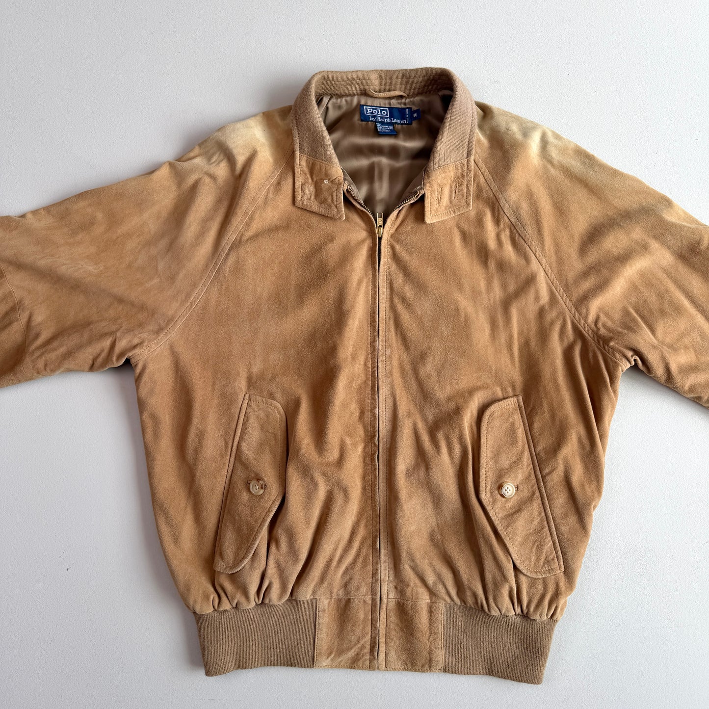 VNTG Polo Ralph Lauren (M) Western Glove Soft Suede Leather Jacket