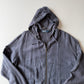 VNTG Polo Ralph Lauren (M) 100% Linen Slate Blue Hooded Jacket