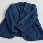 Ermenegildo Zegna (54R) Indigo Knit Cotton Unstructured Sports Jacket