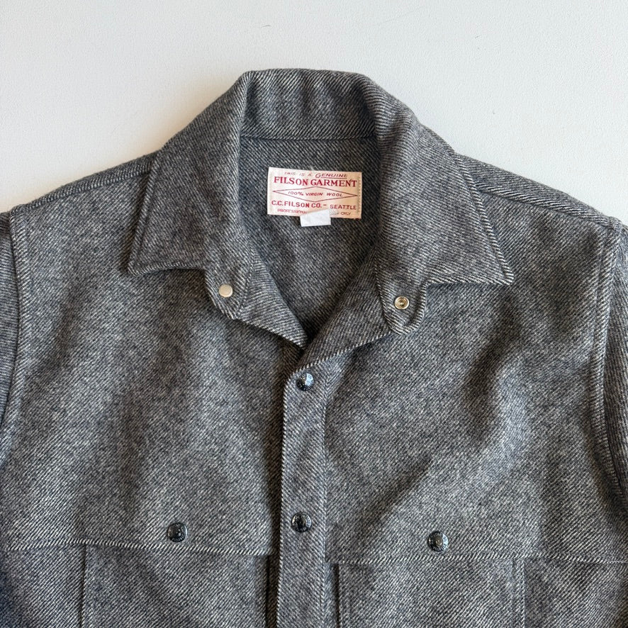 VNTG Filson (L) Style 95 Mackinaw Wool Gray Cape Coat