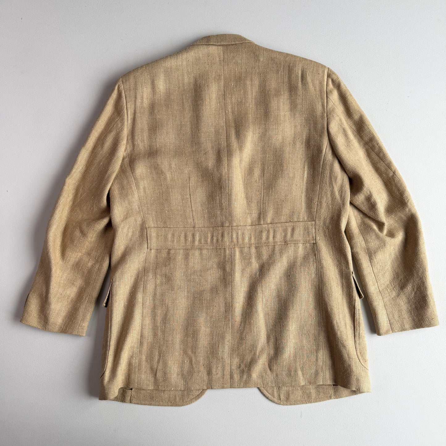Polo Ralph Lauren (42R) Half-Norfolk Linen/Silk Slub Herringbone Sport Coat