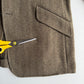 Polo Ralph Lauren (L / 43L) Olive Herringbone/Birdseye Tweed Wool Hacking Jacket