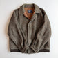 VNTG Burberry (46R) Tweed Wool Raglan Sleeve Brown Jacket