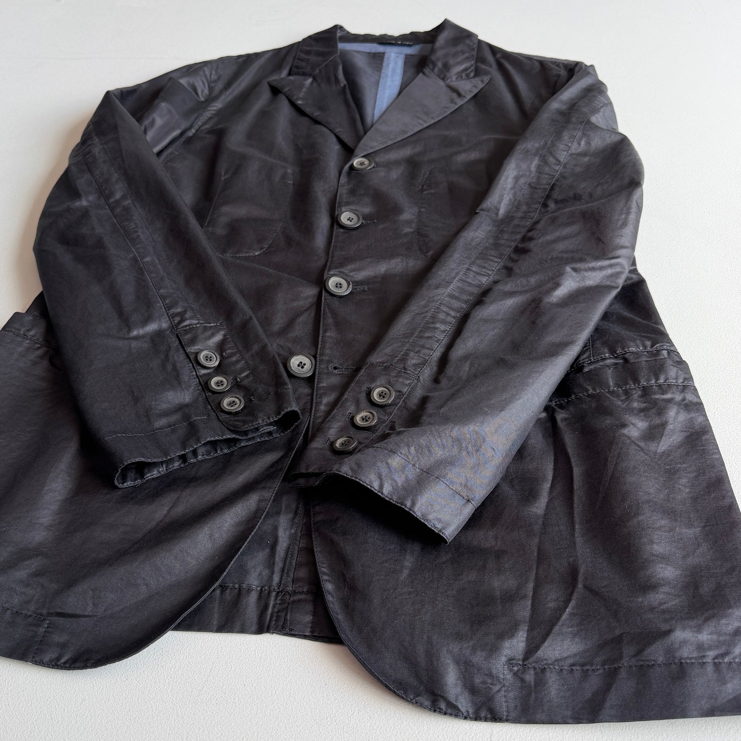Giorgio Armani (50IT) Cotton/Silk Chintz Gloss Finish 4-Button Sport Coat