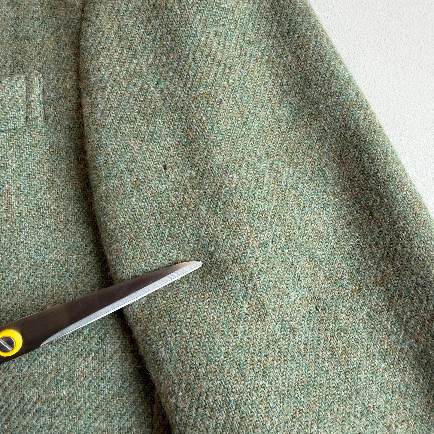 Polo Ralph Lauren (40L) Mint Green Melange Wool Sport Coat