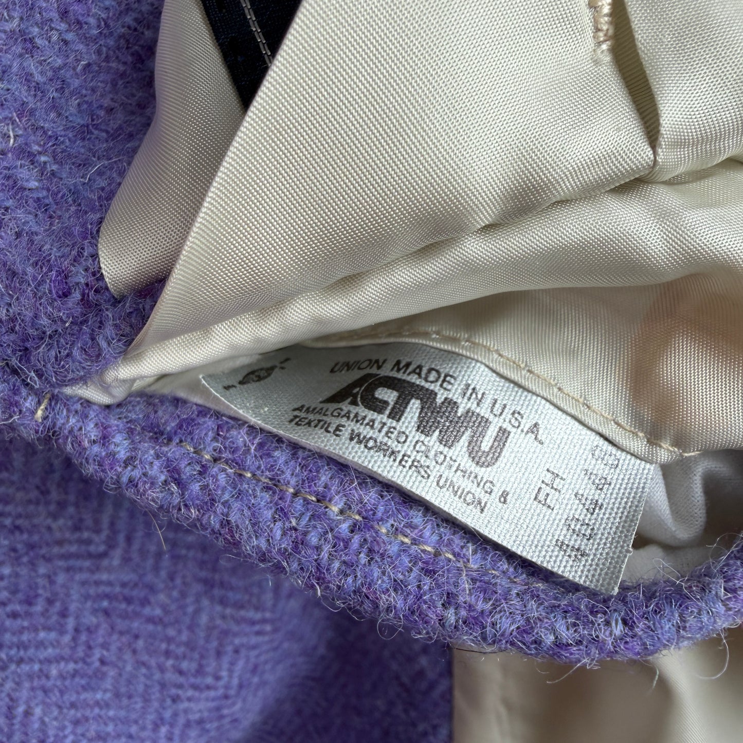 VNTG Polo Ralph Lauren (42S / 42R) Lavender 100% Wool Tweed Sport Coat