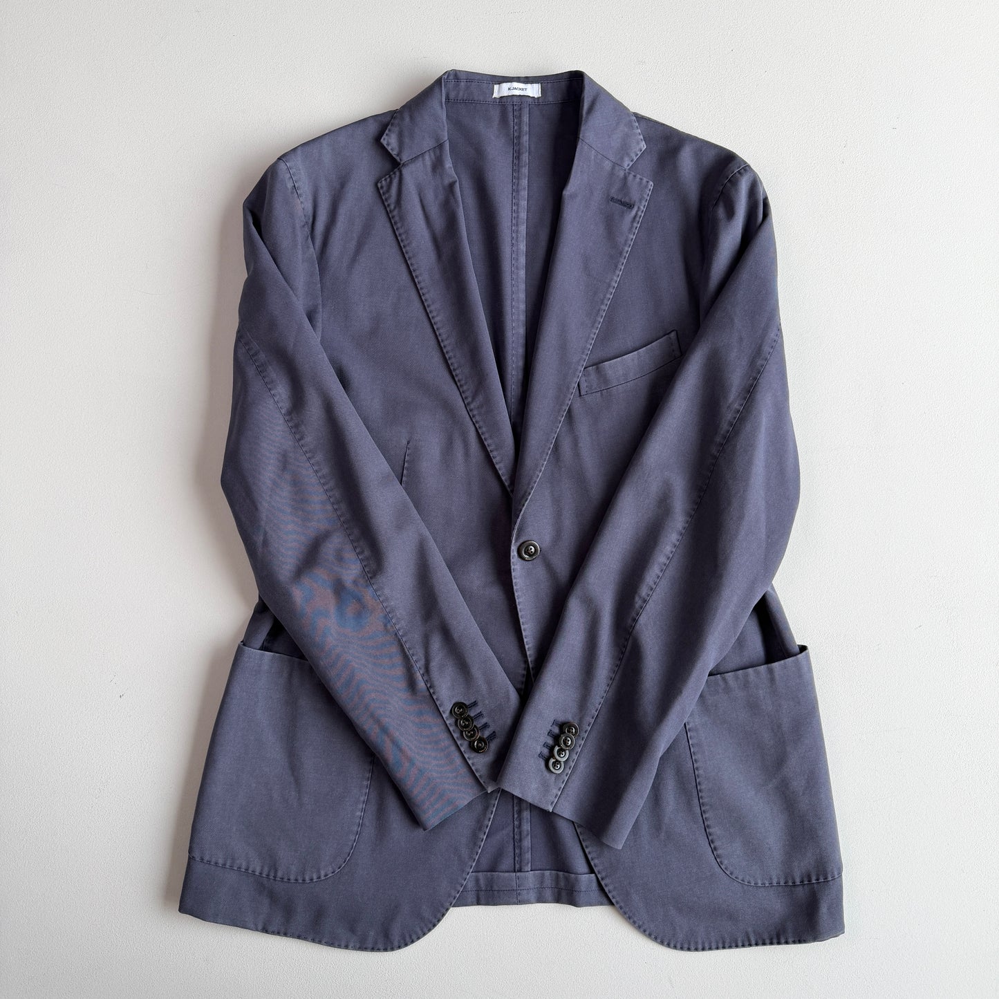 Boglioli (52 IT) Wool Hopsack Unstructured Slate Blue K Jacket