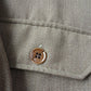 VNTG Polo Ralph Lauren (L) 100% Wool Whipcord Olive Military WWII Shirt