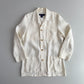 Ralph Lauren Purple Label (M) 100% Linen Ivory Cream Chore Coat Jacket