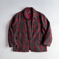 VNTG RRL Ralph Lauren (L) Wool Red/Green Plaid Hunting Field Coat