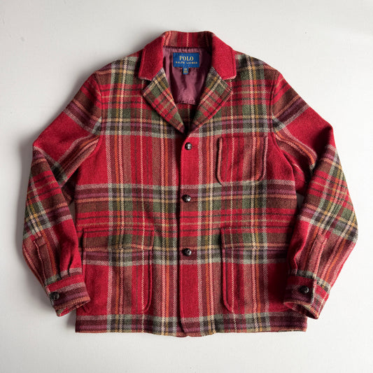 Polo Ralph Lauren (44R) Tartan Wool/Alpaca Unstructured Tweed Sport Coat