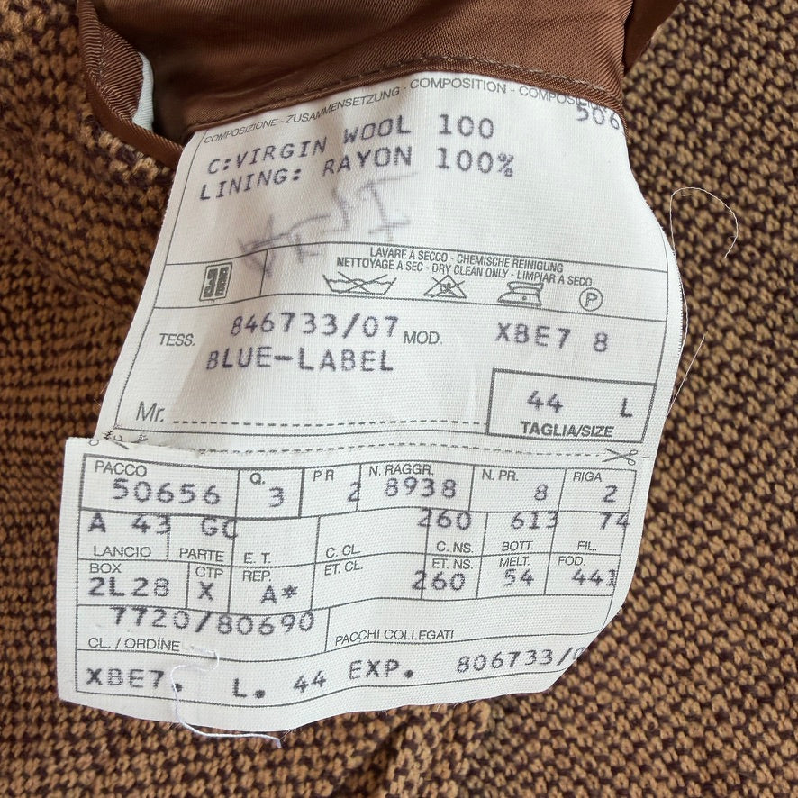 Polo Ralph Lauren (44L) Birdseye Tweed Wool 3-Button Brown Sport Coat