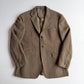 Polo Ralph Lauren (L / 43L) Olive Herringbone/Birdseye Tweed Wool Hacking Jacket