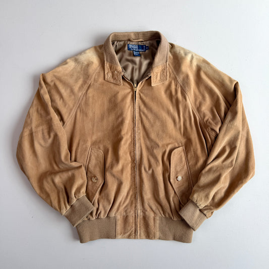 VNTG Polo Ralph Lauren (M) Western Glove Soft Suede Leather Jacket