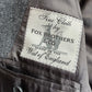 No Man Walks Alone x Sartoria Carrara (42 /52) Fox Bro Wool Double Breast Coat