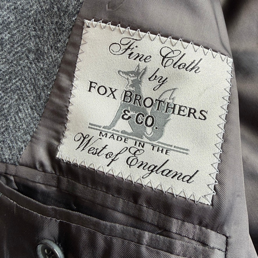 No Man Walks Alone x Sartoria Carrara (42 /52) Fox Bro Wool Double Breast Coat