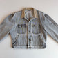 VNTG Polo Ralph Lauren (L) Sun-Bleached Gray Denim Western Trucker Jacket