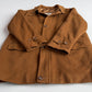 Burberry (L) 100% Cashmere Raglan Tawny Brown Balmacaan Coat