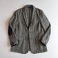 Polo Ralph Lauren (40R) Half-Norfolk Wool Tweed Leather Trim Sport Coat