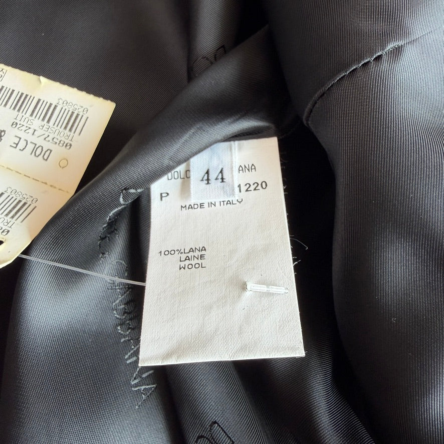 VNTG NWT Dolce & Gabbana (44IT, 36/38US) Double Breast Wool Suit Jacket