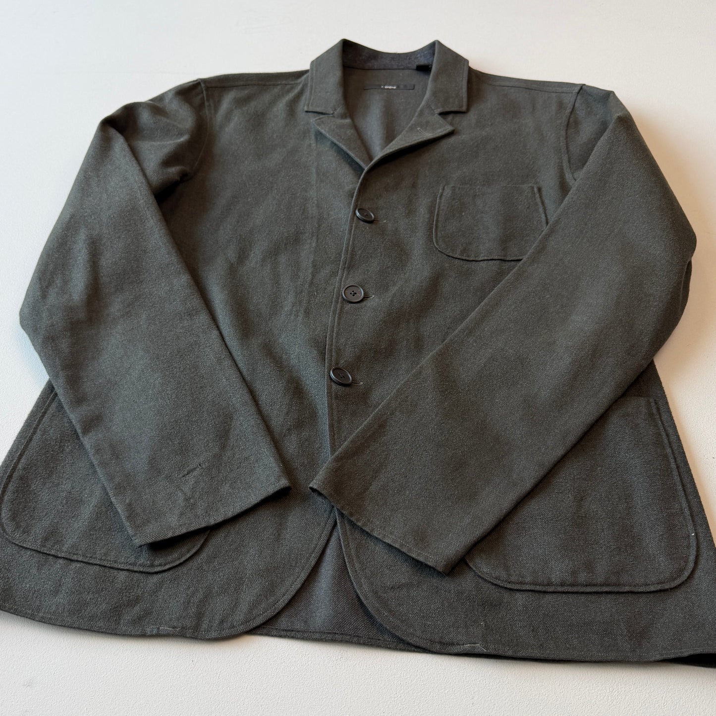 Z Zegna (M) Loden Green Unstructured Linen/Cotton/Wool Sport Coat