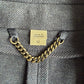 Burberry (52IT) Cotton Blend Lightly Structured Blue Sports Jacket