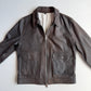 MINT! Paul Stuart (M) Lightweight Leather Linen-Lined Bomber-Style Jacket