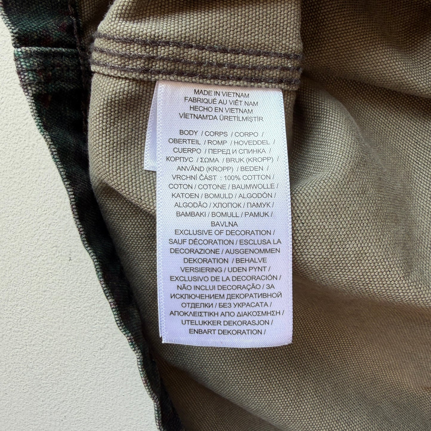 MINT Polo Ralph Lauren (XL) Paisley Gold-Button Canvas Chore Coat