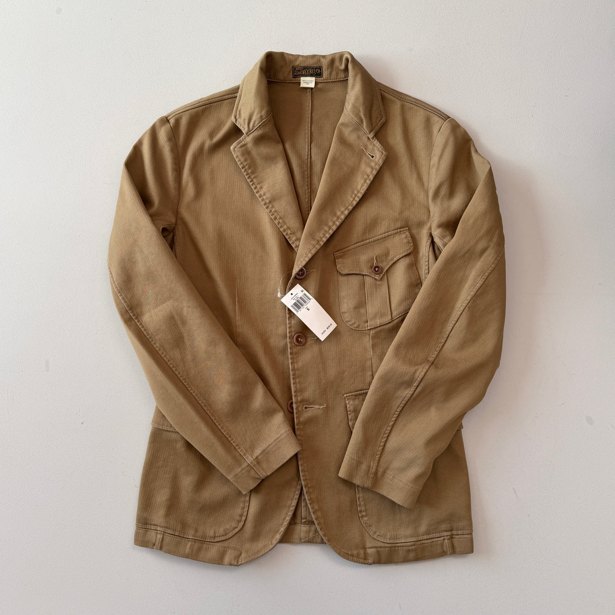 NWT RRL Ralph Lauren (S) Half-Norfolk Bedford Corduroy Desert Brown Sport Coat