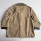 VNTG Polo Ralph Lauren (XL) Sage Fireman Clasp Leather Trim Canvas Coat