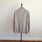 Ermenegildo Zegna (56R) Taupe Linen/Wool/Silk Unstructured Crossover "Shirt Jacket"
