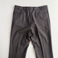 Isaia (36 x34) Dark Brown Wool Hopsack Basketweave Cuffed Pants