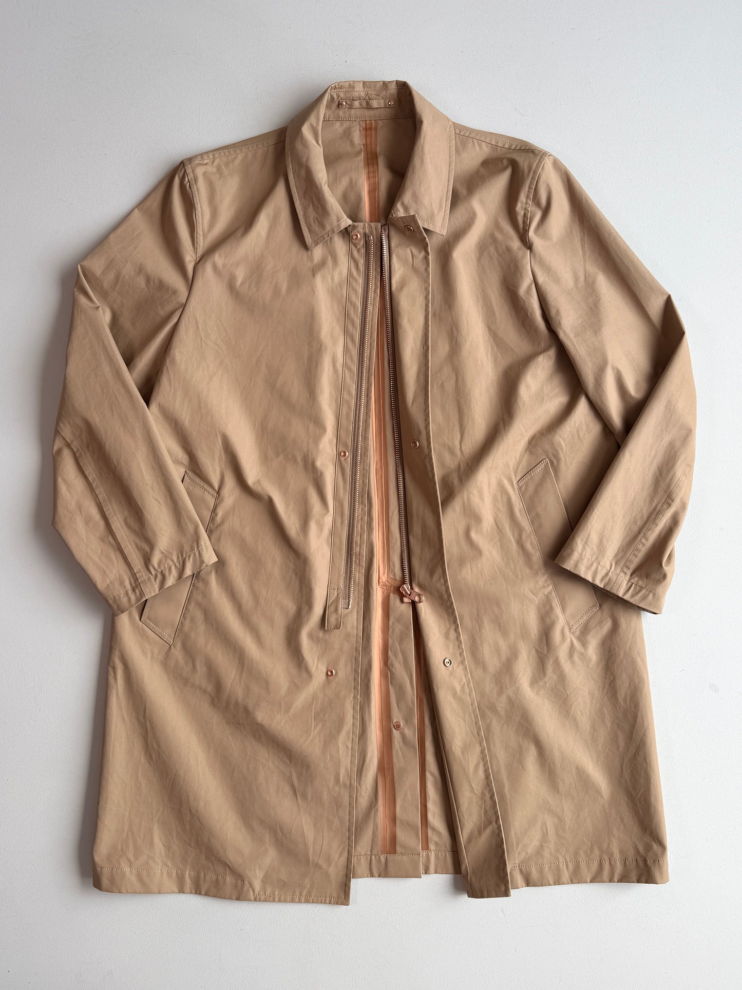 Private White VC (6 /XL) Jack's Mac Ventile Cotton Khaki Rain Coat