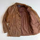 Polo Ralph Lauren (2XL) Leather Suede Half-Norfolk Tawny Field Jacket Coat