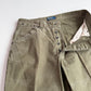 VNTG Polo Ralph Lauren (36x30) Cinch-Back Sage Green Cotton Canvas Utility Pants