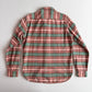 RRL Ralph Lauren (M) Brushed Cotton Plaid Earth Tone Button Front Shirt