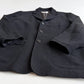 Ermenegildo Zegna (L / 52IT) Cotton/Wool Ribbed Off-Black Car Coat