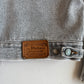 VNTG Polo Ralph Lauren (L) Sun-Bleached Gray Denim Western Trucker Jacket