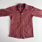 Drake's London (S) Maroon Cotton/Cashmere Chore Work Overshirt