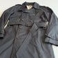 Burberry (54R) Black Poly/Cotton Gabardine Trench Coat