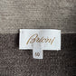 Brioni (50IT) Gray Wool Knit Collared Button Pullover Sweater