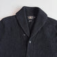 NWOT RRL Ralph Lauren (XL) 100% Cotton Dyed Black Cardigan Sweater