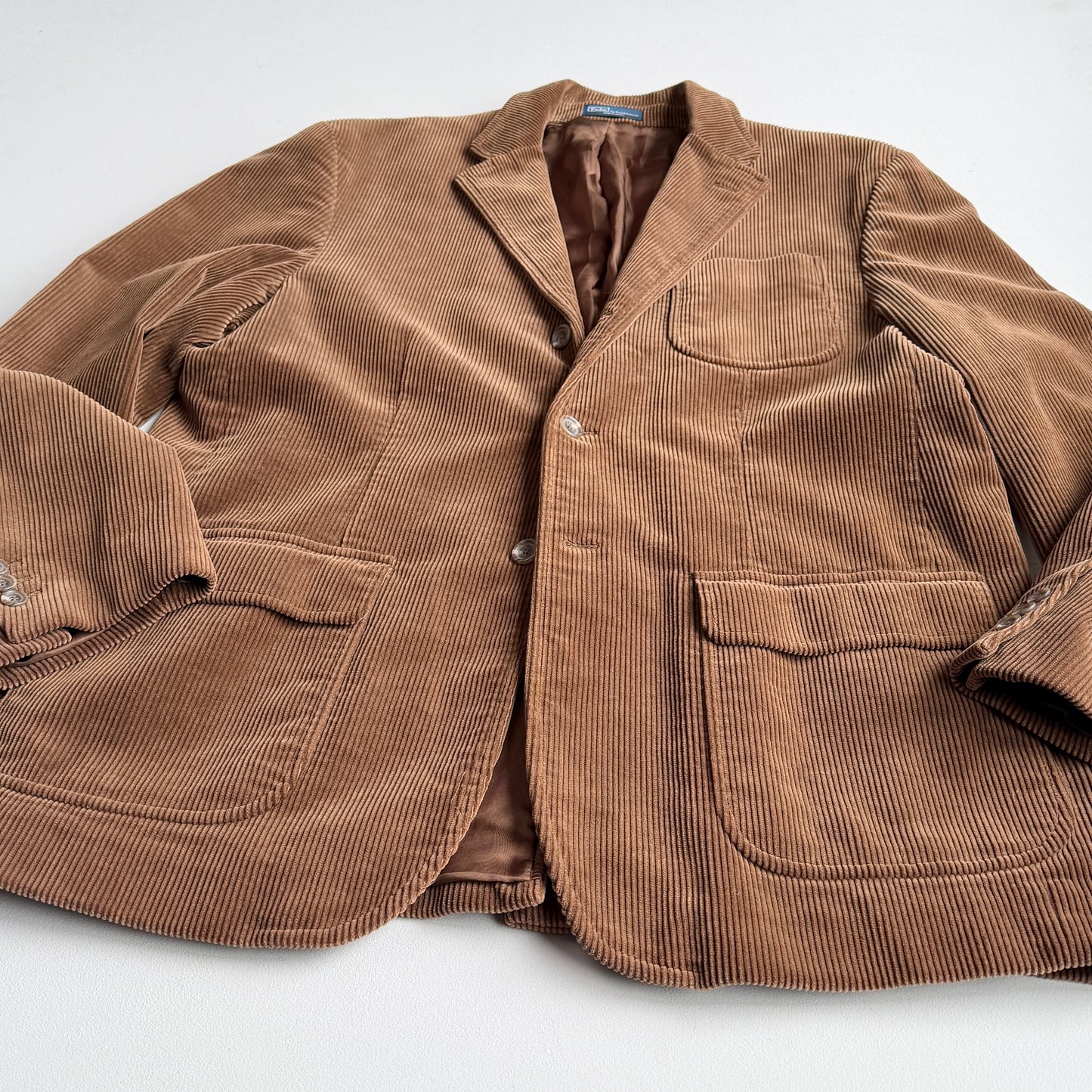 Polo Ralph Lauren (XL) Corduroy Patch Pocket Brown Sports Jacket