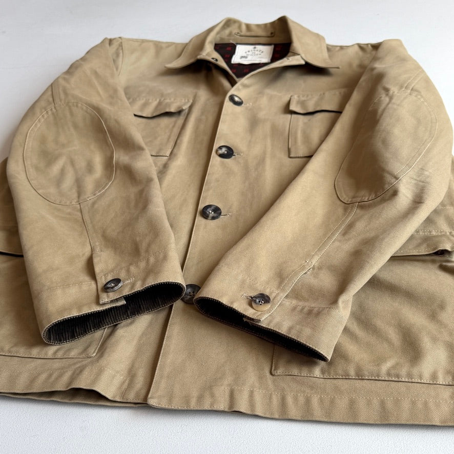 Private White VC / Drake's Collab (6 / XL) Khaki Cotton Workwear Jacket
