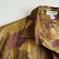 VNTG Giorgio Armani (M / L) 100% Linen Floral Abstract Popover Shirt